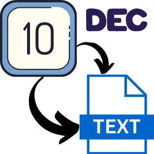 Decimal To Text Converter